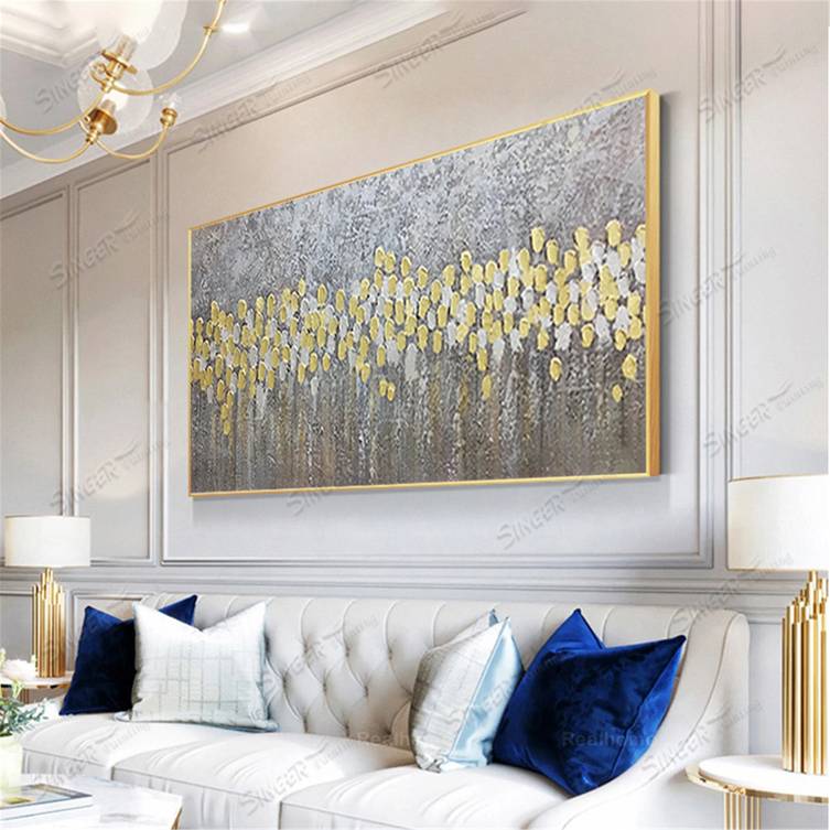Living Oversized Paintings Room Abstract Canvas Artwork MA6CK wall art